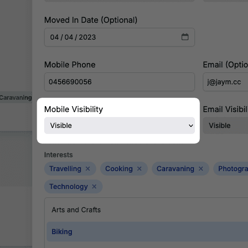 Privacy Controls screenshot