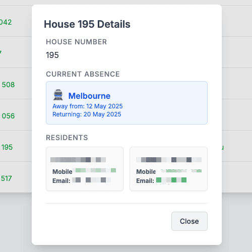 View by Household screenshot
