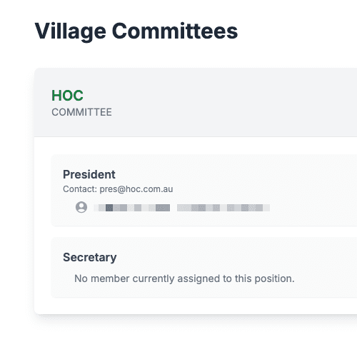 Village Committees screenshot
